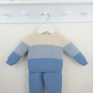 Pex Santiago Trouser Suit - Dusky Blue -B071600810