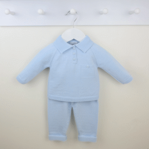 Pex Louis Trouser Suit Blue -B0764