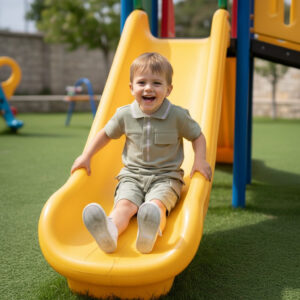 Mintini Sage Polo Top and Shorts Set - MB6978B