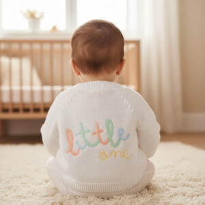 White "Little One" Cardigan - RBH15239