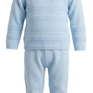 Pex Baby Blue 'Alfie' Knit Pants Set - B1057009