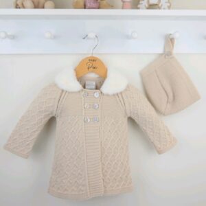 Pex Tillie natural Coat and hat - B1062022