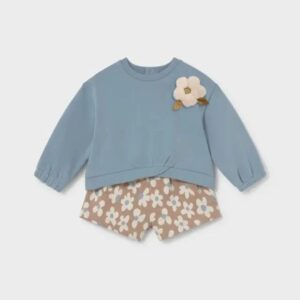 Mayoral  floral shorts set - 2201