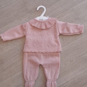 Pex Carrie dusky pink trouser suit - BII02015