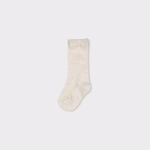 Mayoral knee socks - champagne gold